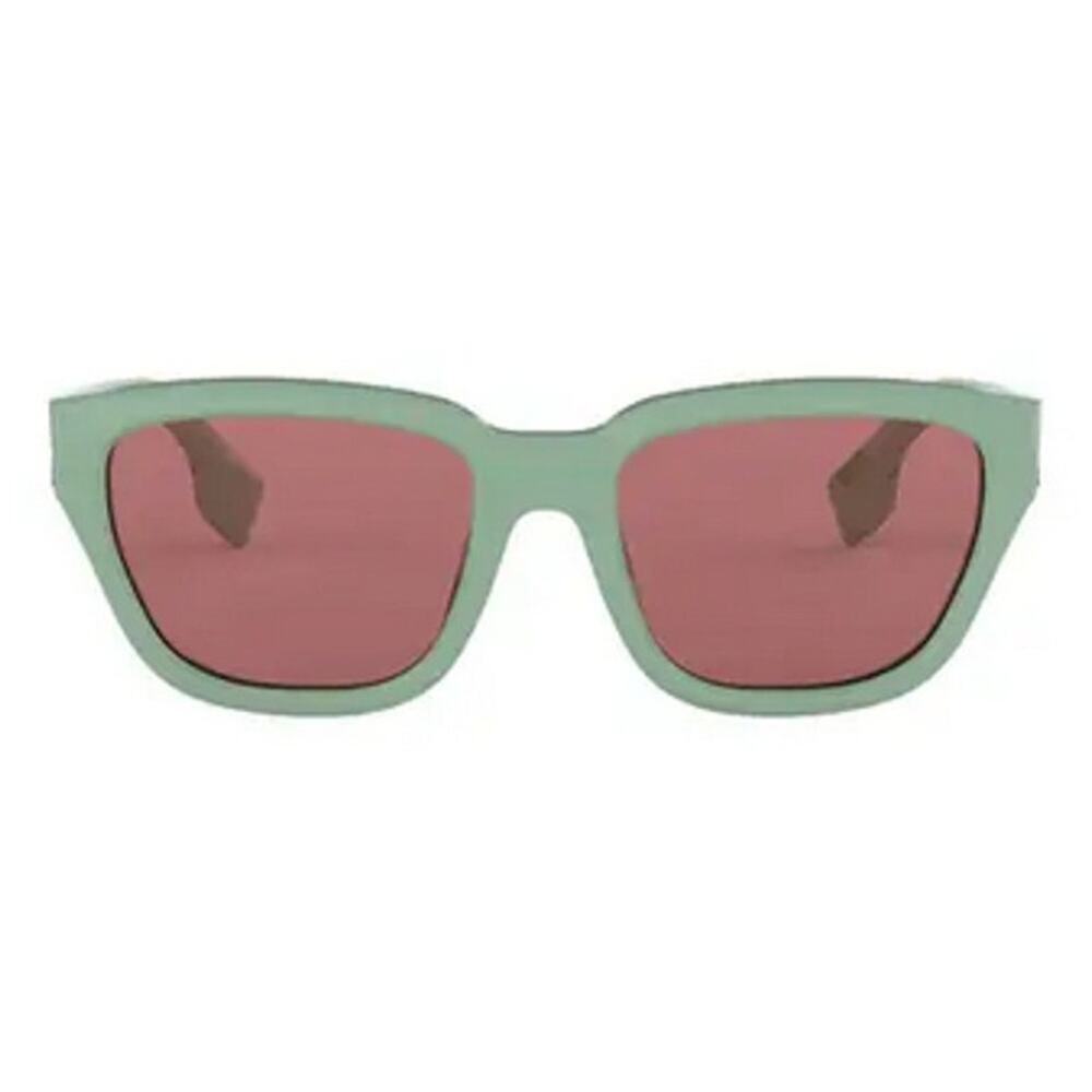 Burberry 54mm Square Sunglasses Frame Green Lens Violet